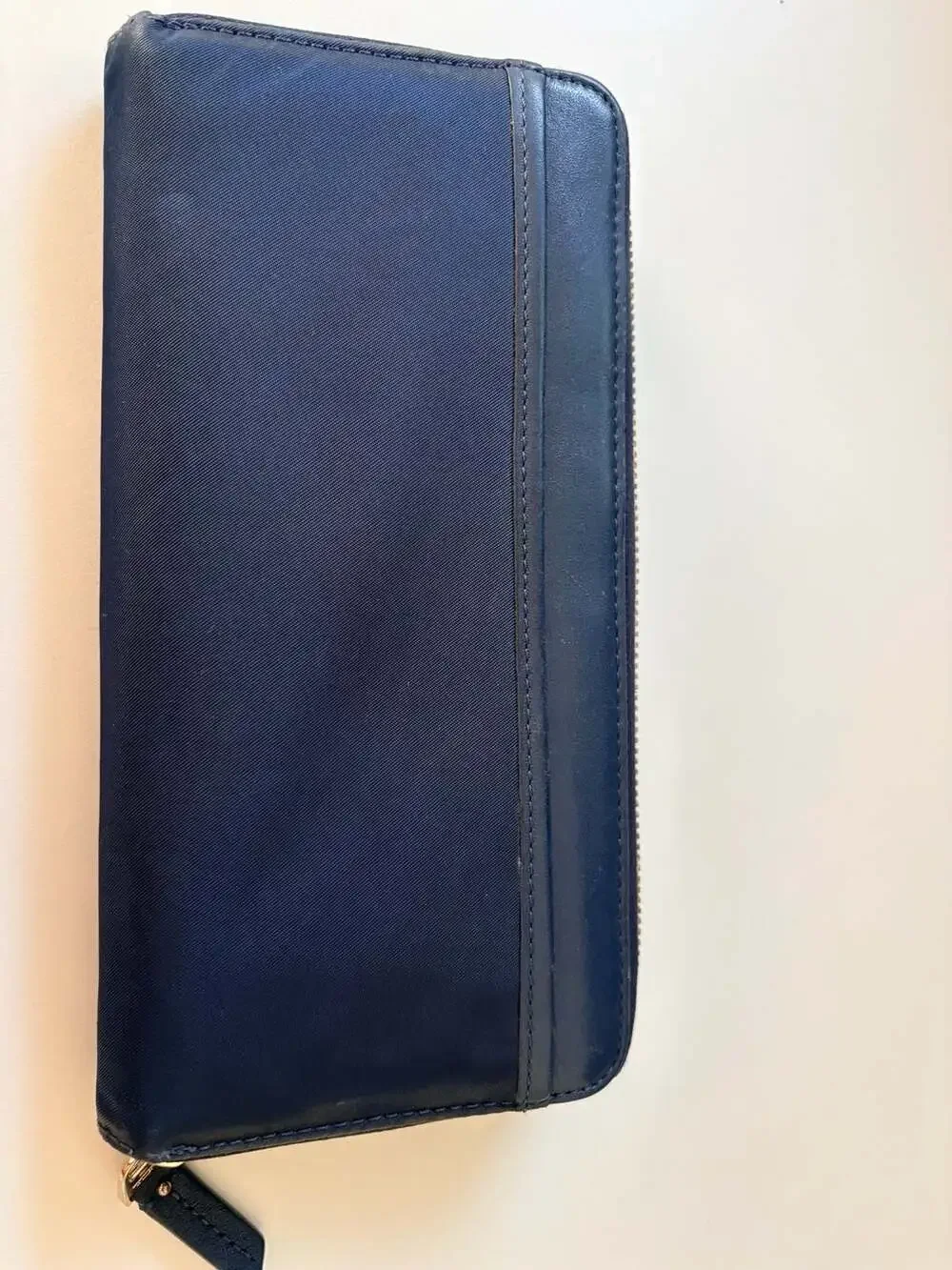 TUMI Voyageur Zip-Around Continental Wallet in Navy Blue